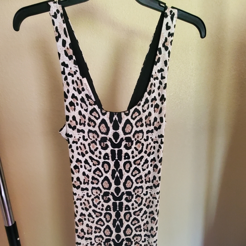 Animal Print Strectch Dress
